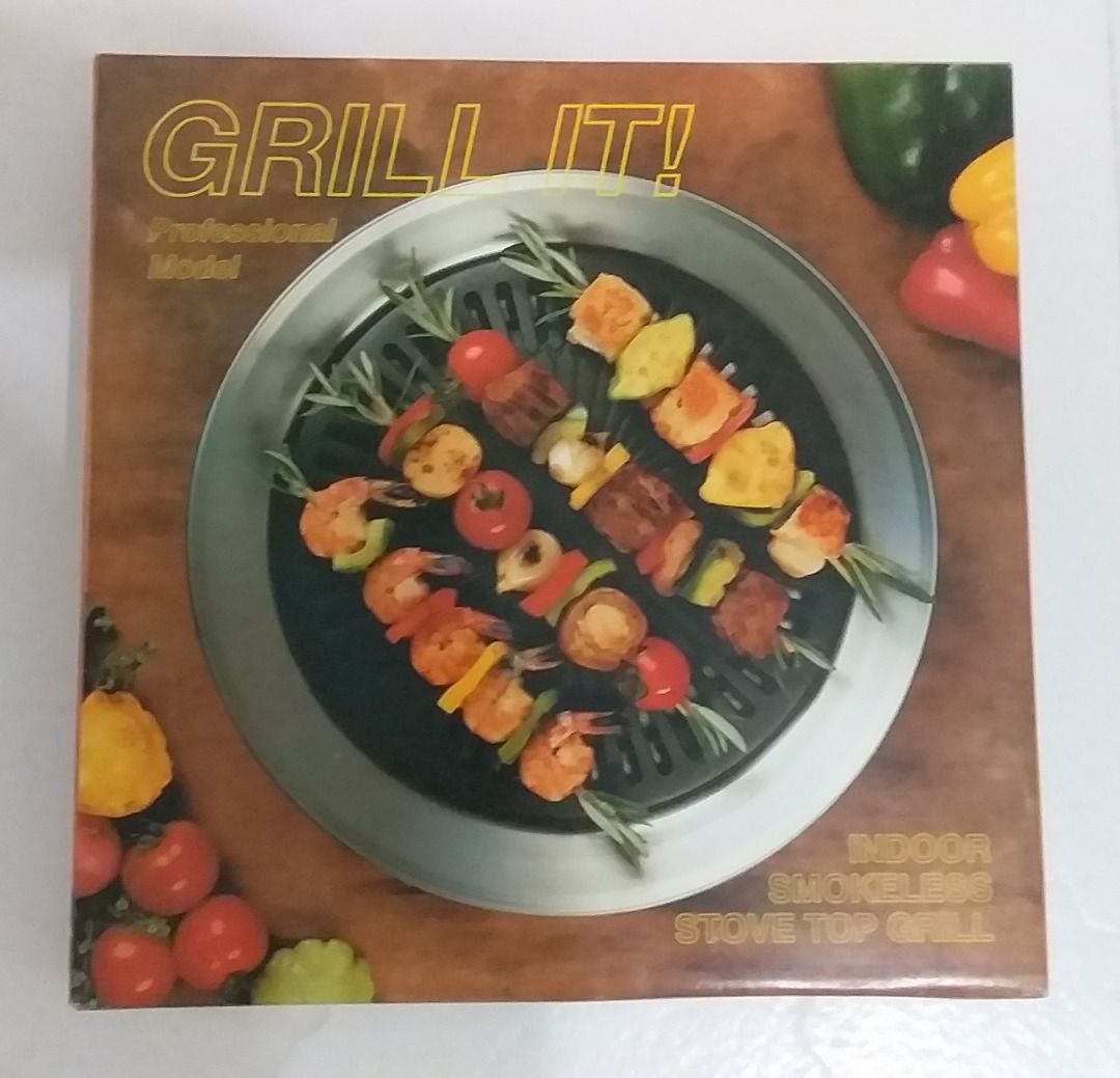 Indoor smokeless stovetop grill, Furniture & Home Living, Kitchenware