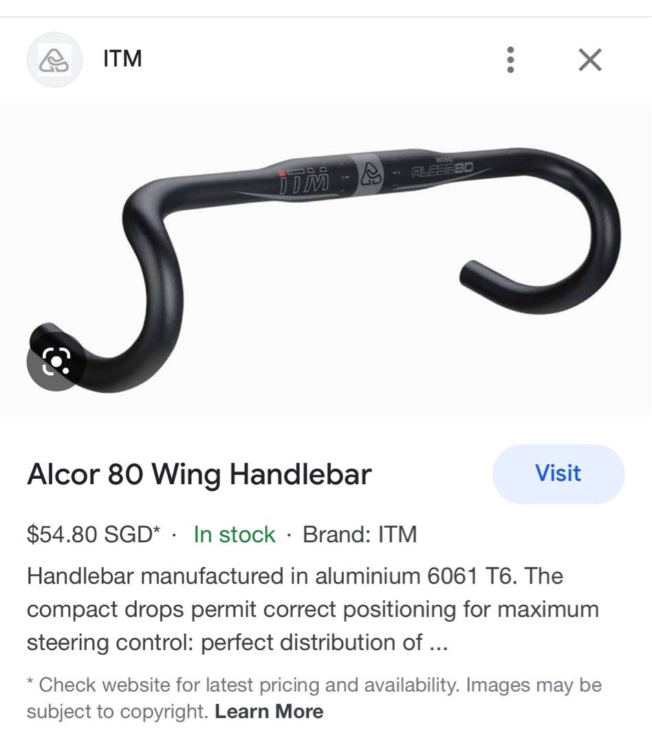 itm alcor 80 drop bar