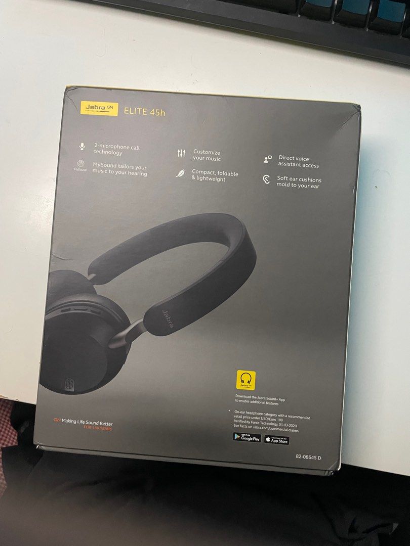 Jabea Elite 45h, Audio, Headphones & Headsets on Carousell