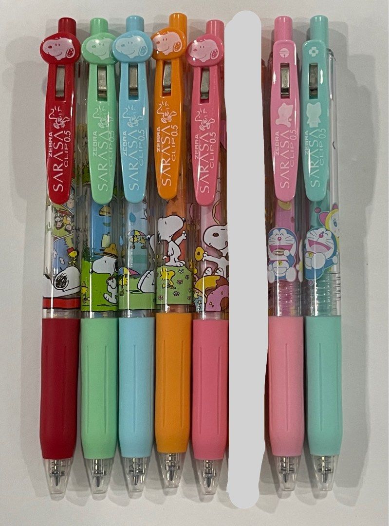 Japan Sarasa Pens with Design, Hobbies & Toys, Stationery & Craft