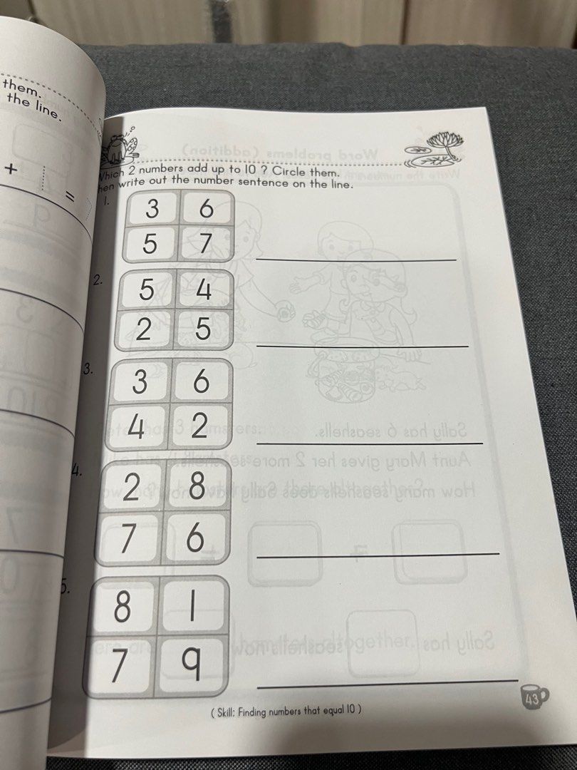 K2 Math Workbook, Hobbies &amp; Toys, Books &amp; Magazines, Assessment Books ...