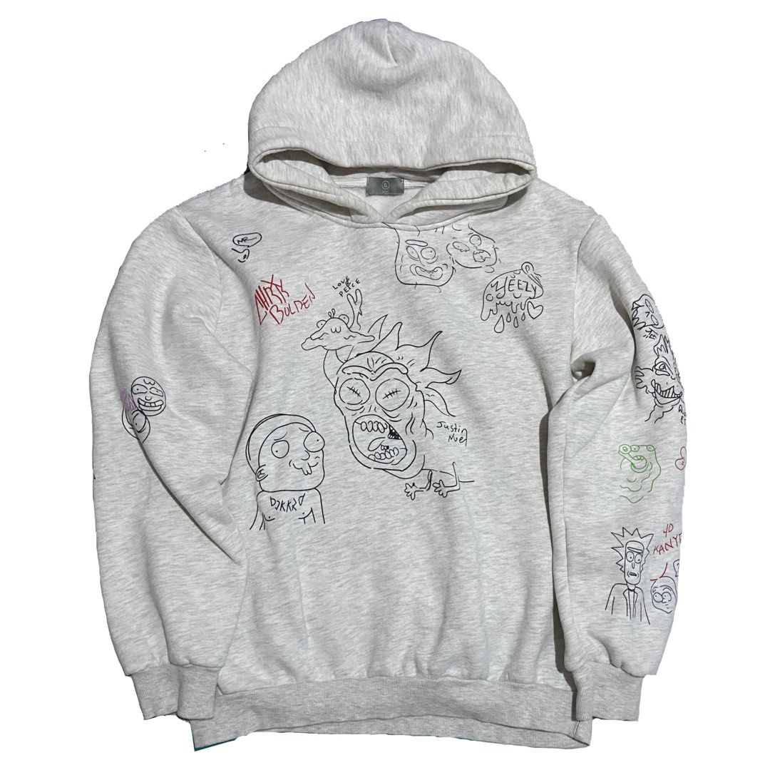 Kanye west rick and morty hoodie outlet