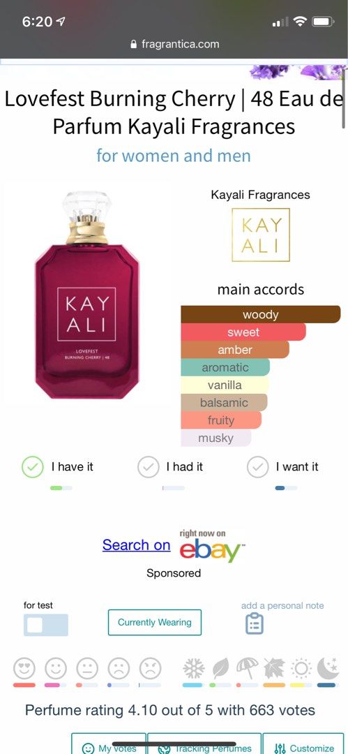 Kayali Lovefest Burning Cherry | 48 50ml, Beauty & Personal Care
