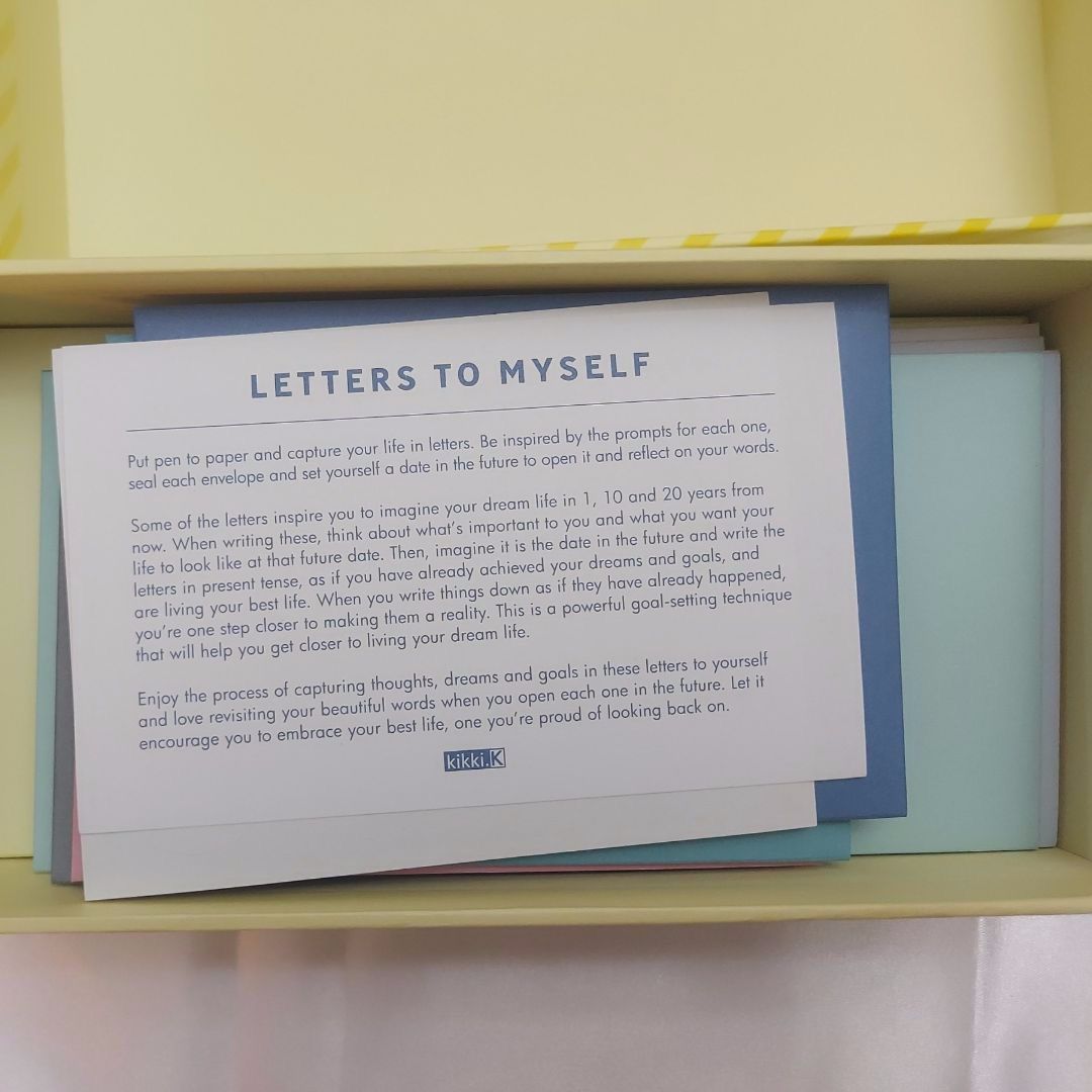 Kikki K Letters To Myself Letter and Envelope Set, Hobbies & Toys