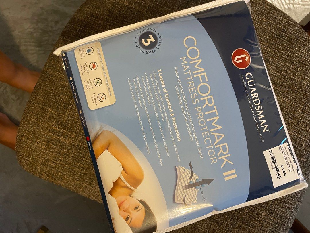 GUARDSMAN MATTRESS PROTECTOR, Furniture & Home Living, Bedding & Towels