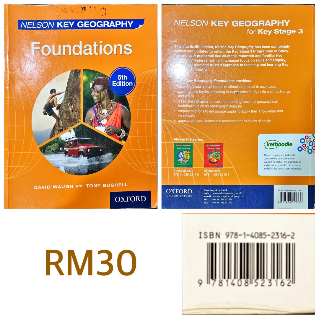 KS3 Nelson Key Geography Foundations, Hobbies & Toys, Books