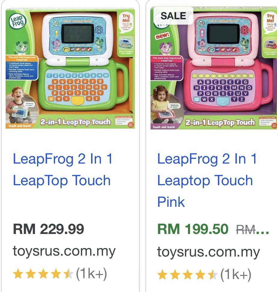 Leaptop touch pink hot sale