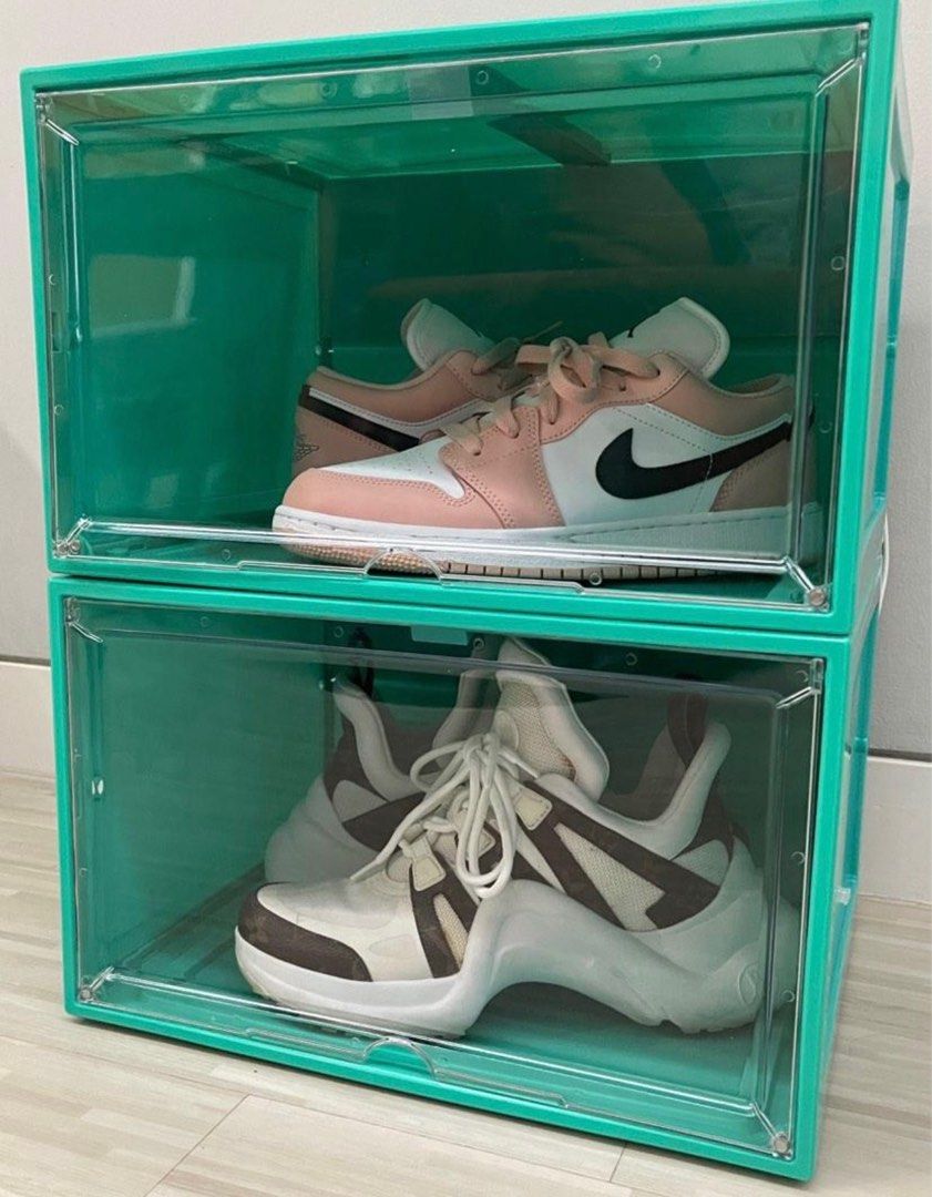 LED Shoe Box Shoe Case For Yeezy Jordan Nike Gucci Green Color