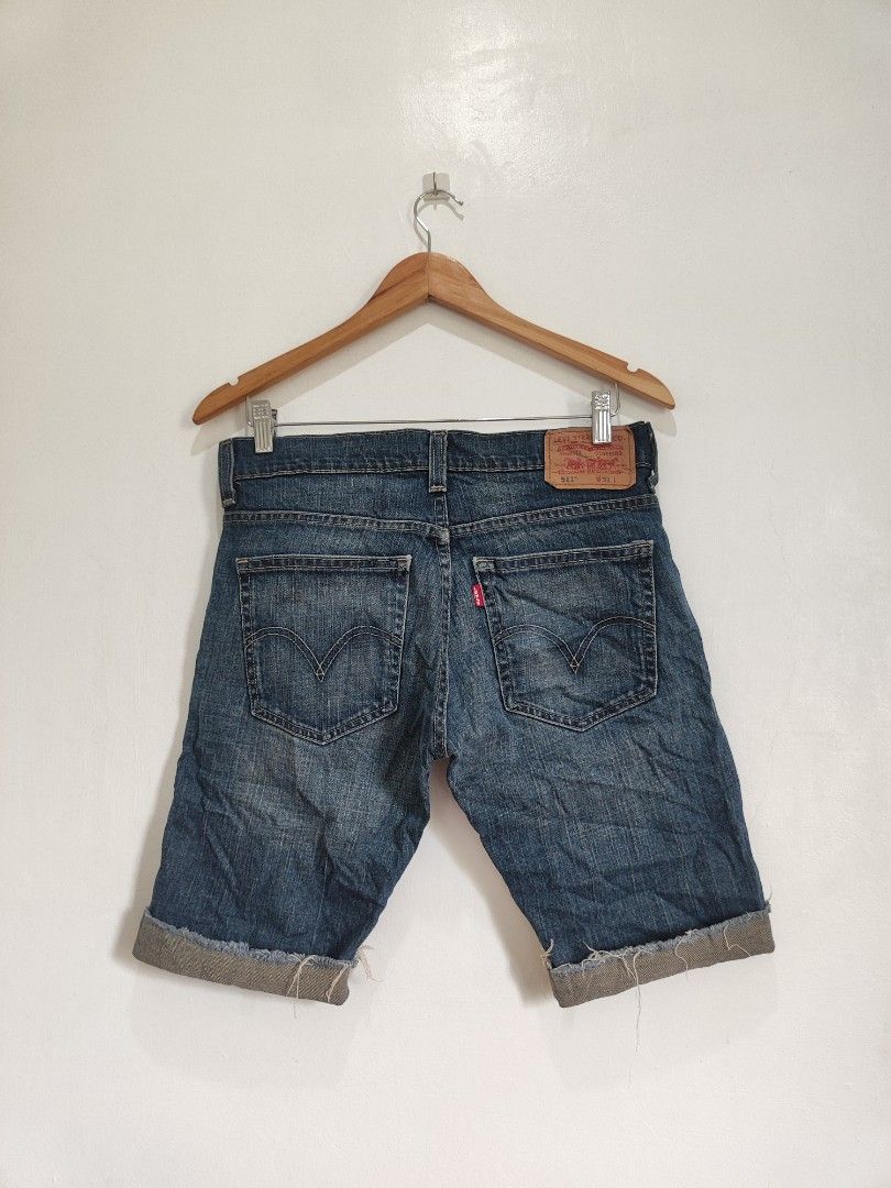 Levis 511 Cut off Short, Men's Fashion, Bottoms, Shorts on Carousell