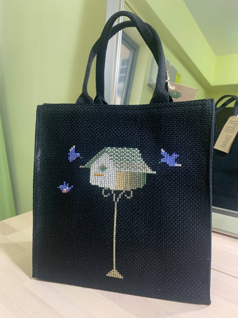 Target tote deals bag cross stitch
