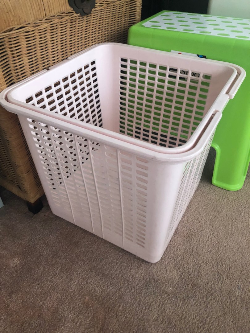 Pastel Marble Laundry Basket