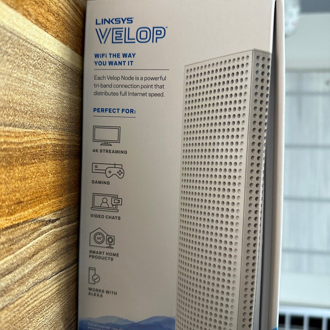 Linksys Velop Tri-band Whole House Mesh Wifi Router, Computers & Tech ...