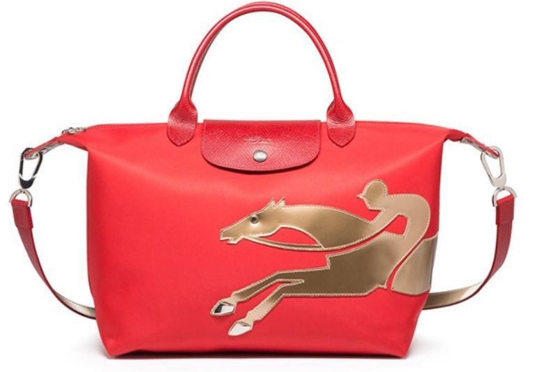 Longchamp Le Pliage Neo Cavalier Limited Edition Year of the Horse Spring Bag Luxury Bags Wallets on Carousell