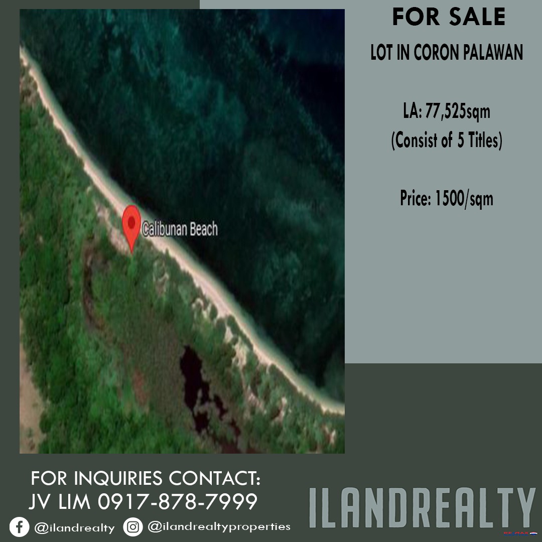 FOR SALE LOT IN CORON PALAWAN, Property, For Sale, Lot on Carousell