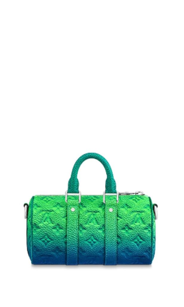LV Keepall XS Taurillon Illusion Blue/Green available online at  @urban_necessities and in-stores @crystalslv @theforumshops📍