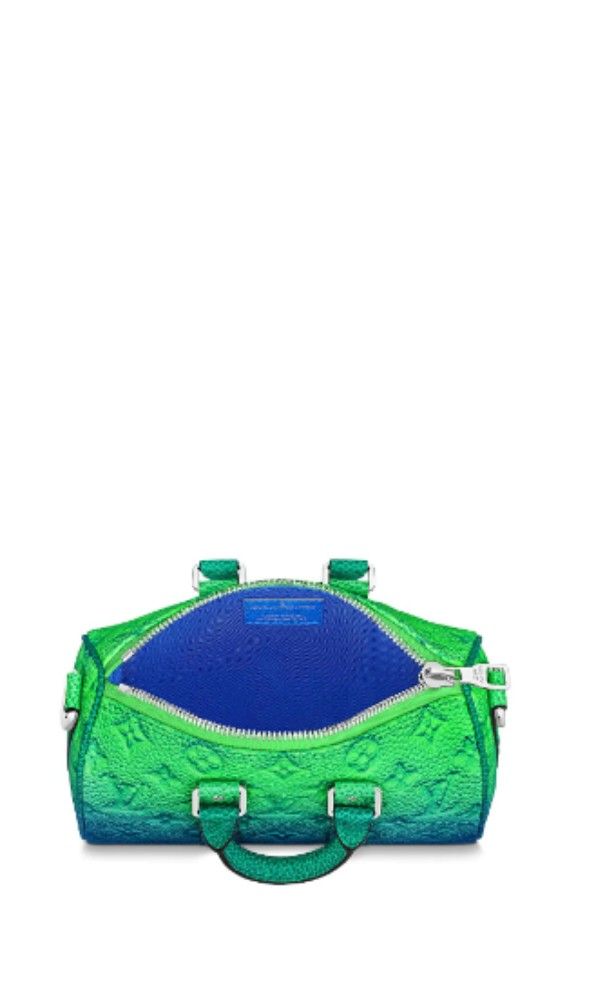 Louis Vuitton Keepall XS Taurillon Illusion Blue/Green in Leather