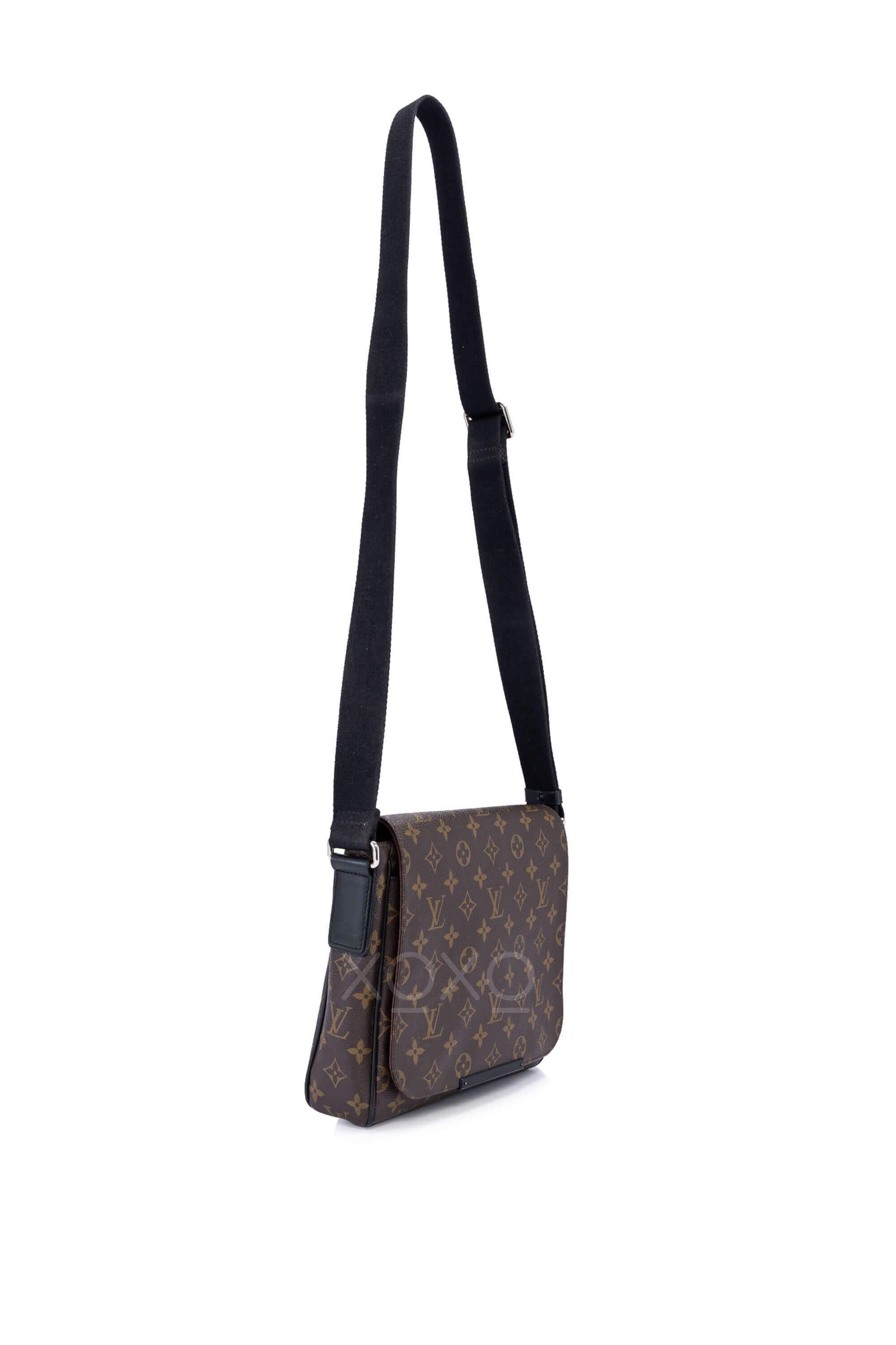 Louis Vuitton LV Crossbody Bag Monogram Coated Canvas Brown oxluxe