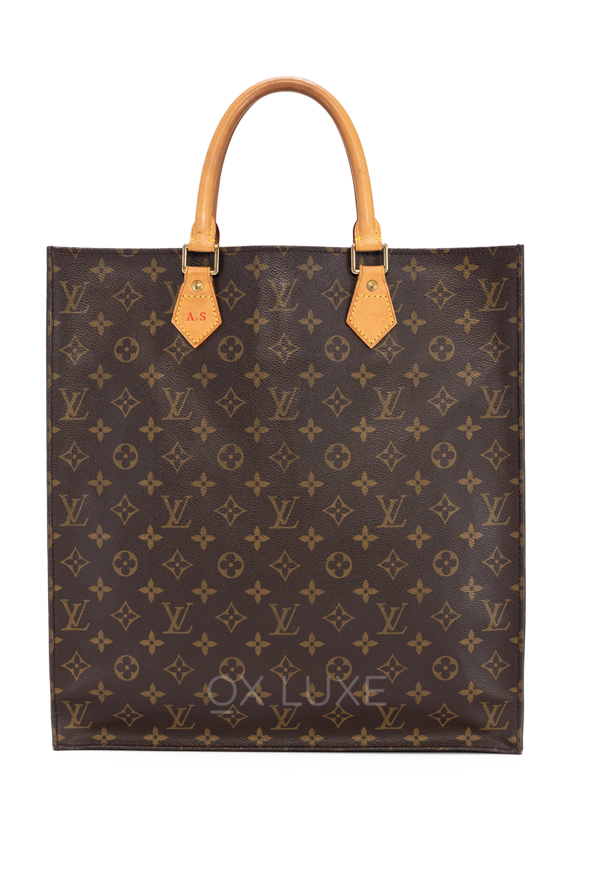 Louis Vuitton LV Sac Plat Large Tote Bag Monogram Coated Canvas oxluxe