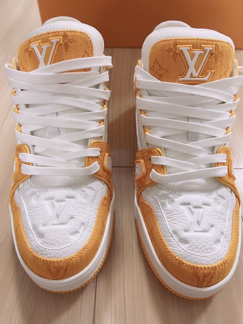 Louis Vuitton Match up LV monogram sneaker leather 7.5 LV