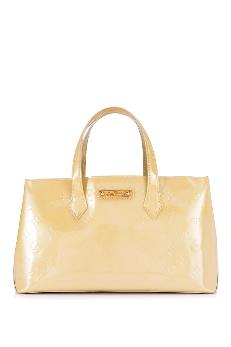 Louis Vuitton, Bags, Louis Vuitton Lv Hand Bag Wilshire Pm Yellow Vernis