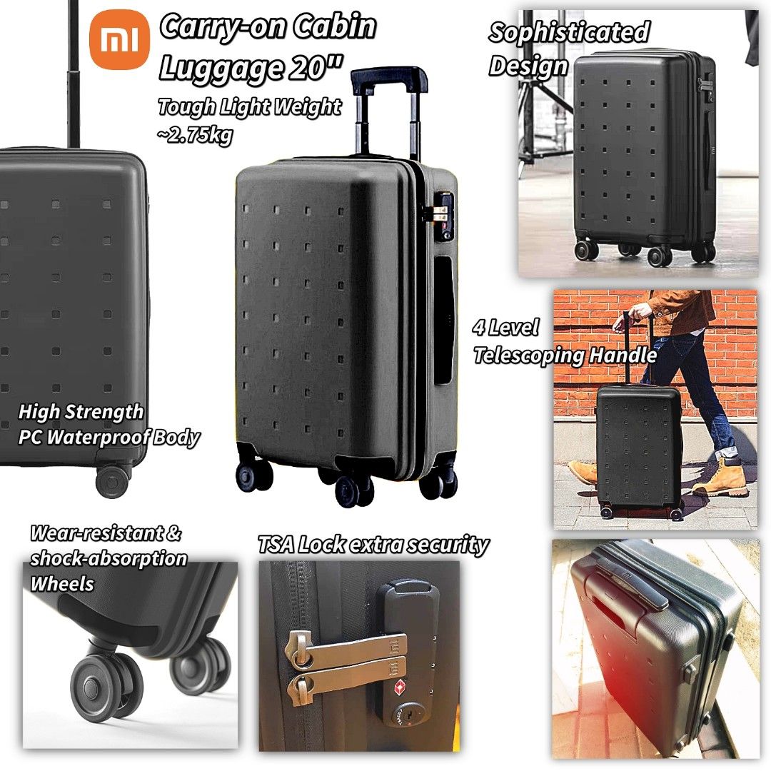 lightweight luggage with tsa locks