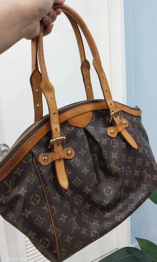 LV Handbag putih, Luxury, Bags & Wallets on Carousell