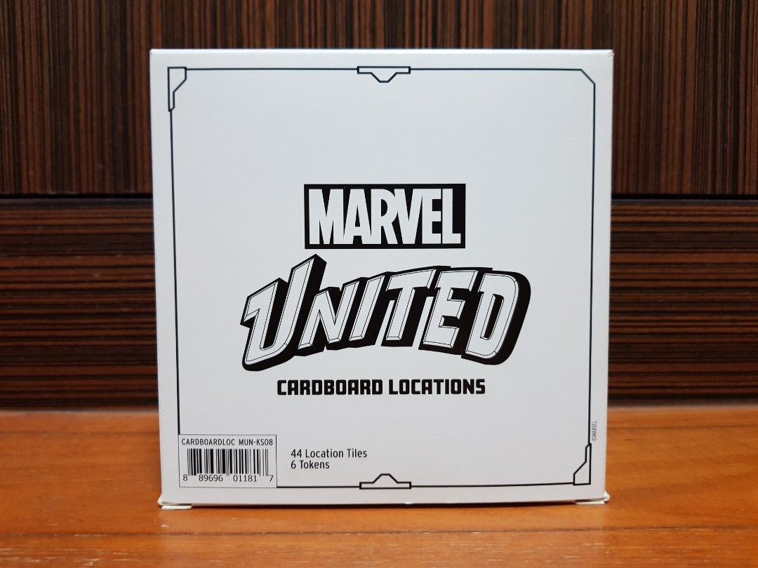 Marvel United Board Game Playmat & Cardboard Locations, Hobbies & Toys