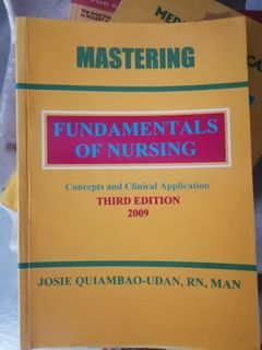 Mastering FUNDAMENTALS OF NURSING third edition by udan