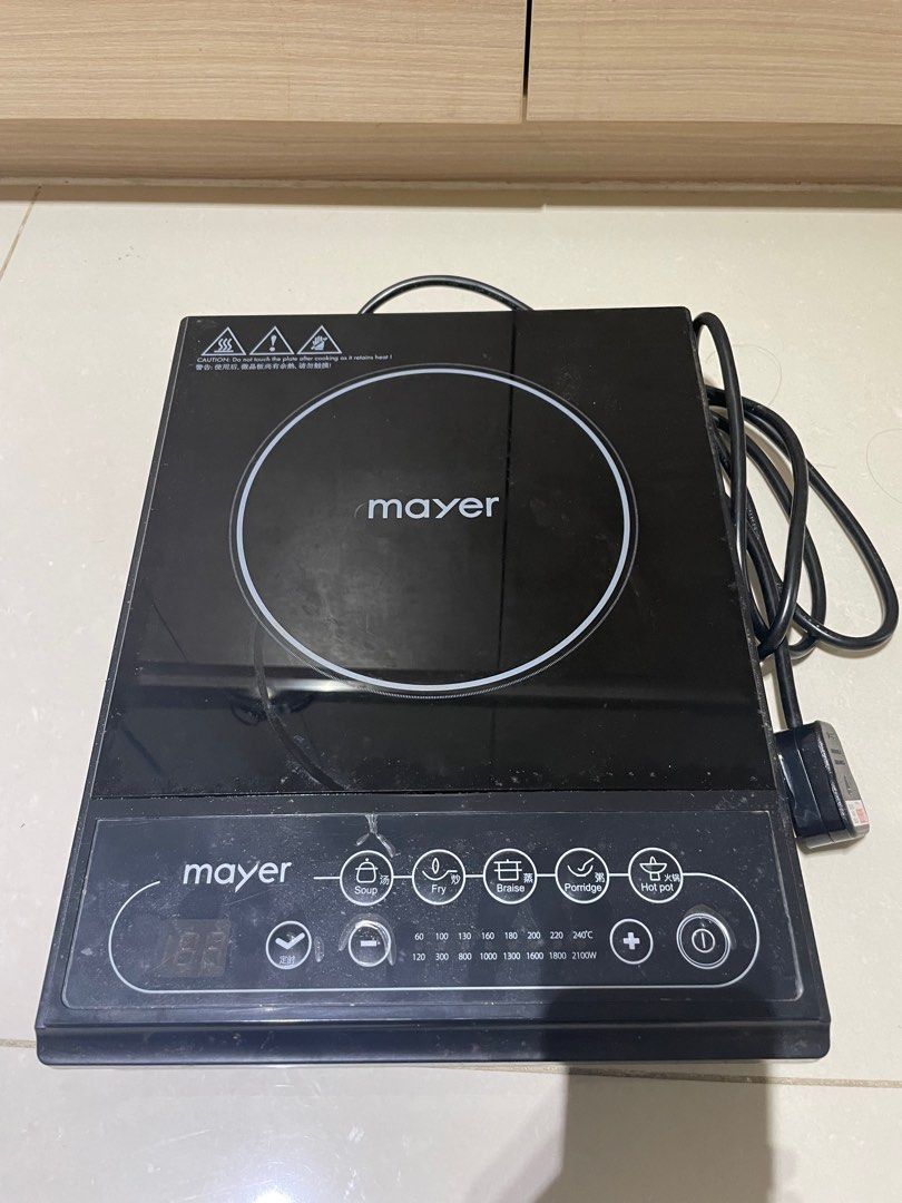 Mayer induction cooker, TV & Home Appliances, Kitchen Appliances