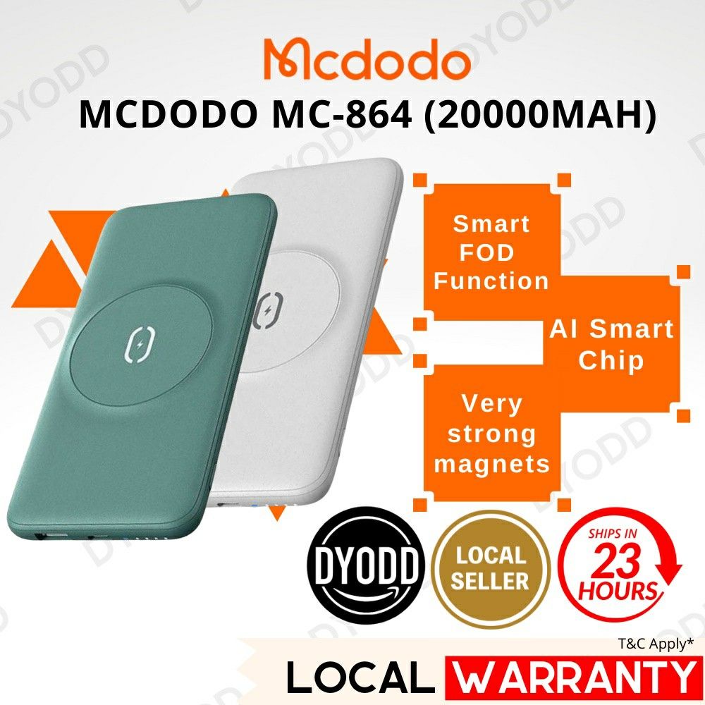 Mcdodo 15w Magnetic Wireless Charging 20w Type-C Fast Charge
