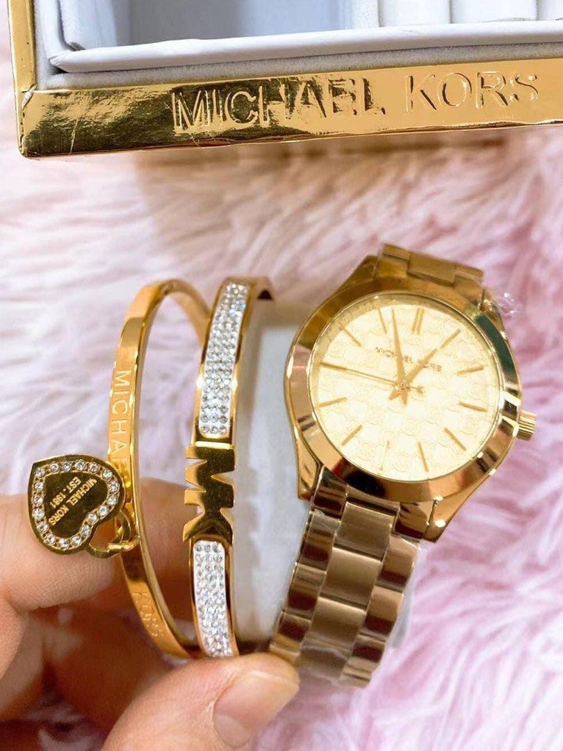 Mk watch shop with bangles