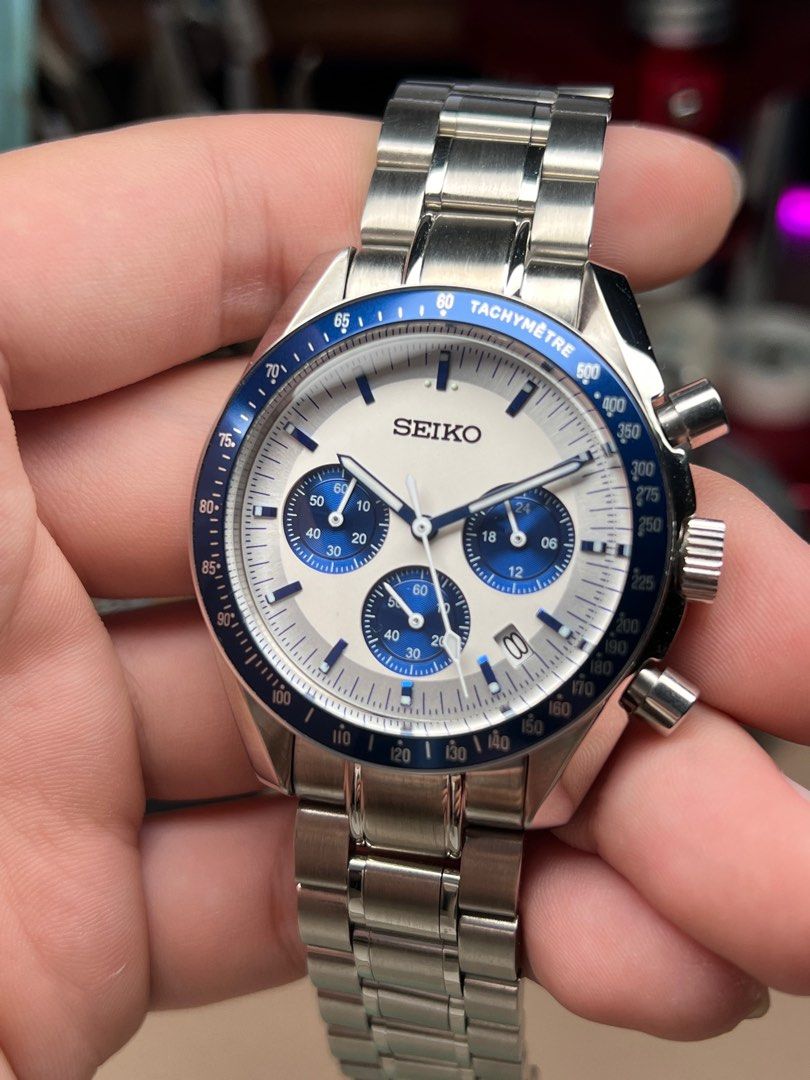 MOD] Seiko Blue Speedy with VK63 Quartz Movement, Men's Fashion, Watches &  Accessories, Watches on Carousell