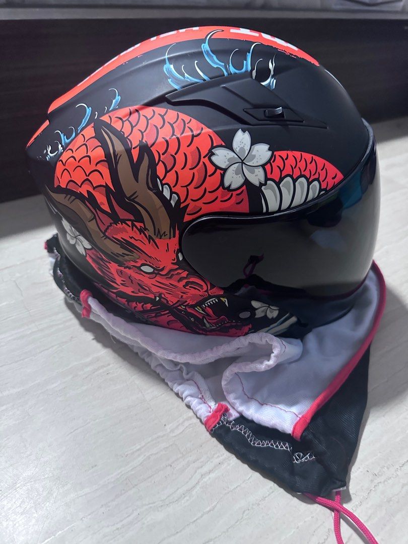 Shoei helmet cheap dragon design