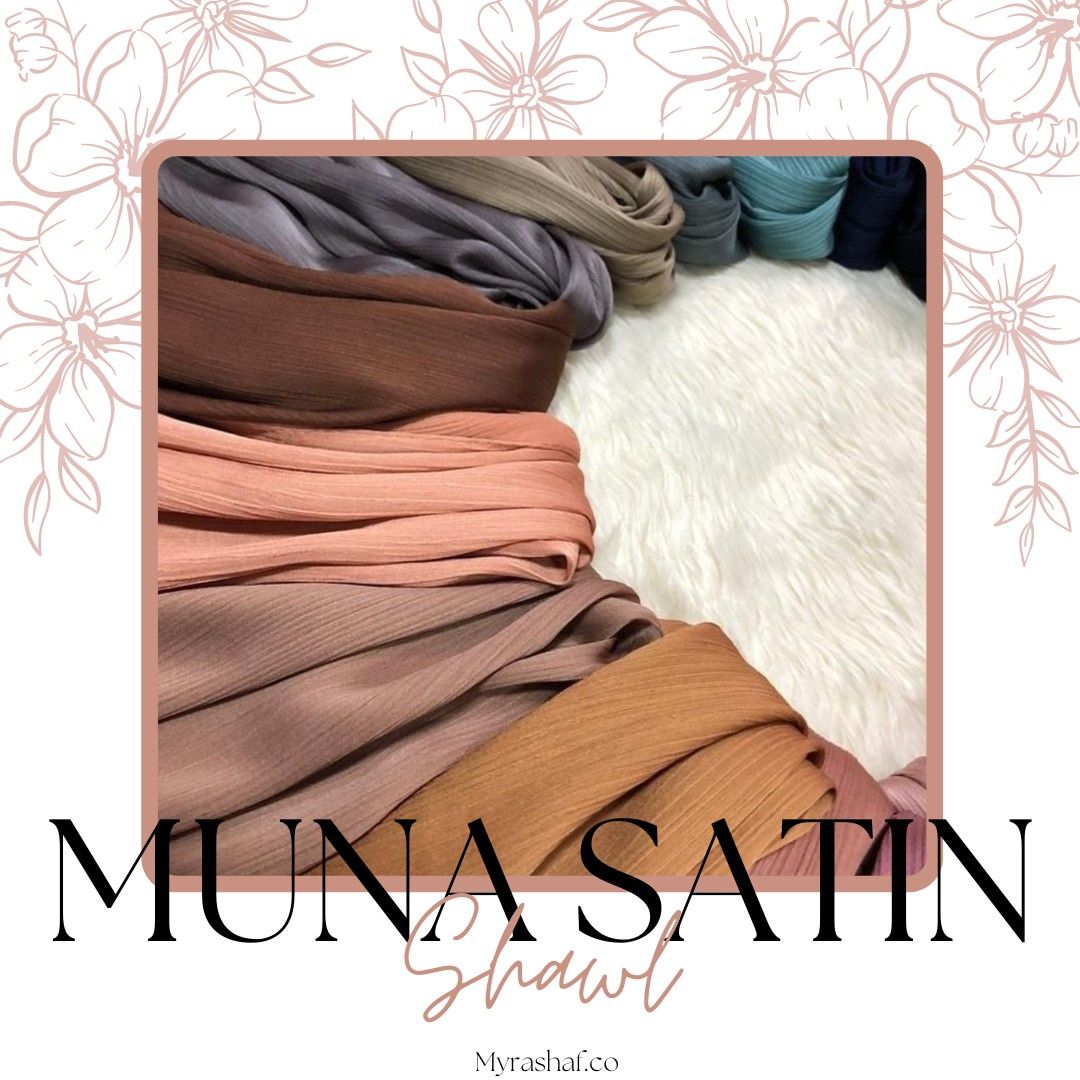 shawl satin muna