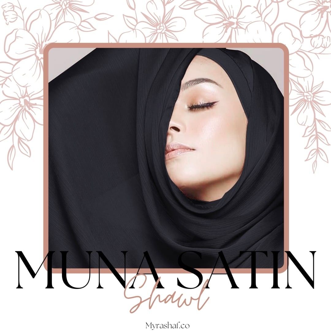 shawl satin muna