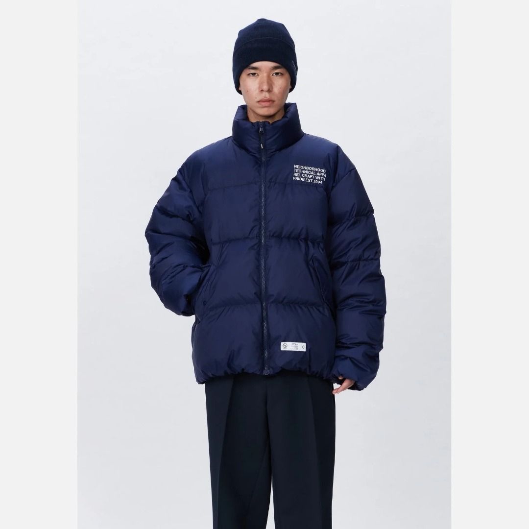 NEIGHBORHOOD 22AW DOWN JK . PE - 222TSNH-JKM10 - BLACK DOWN JACKET