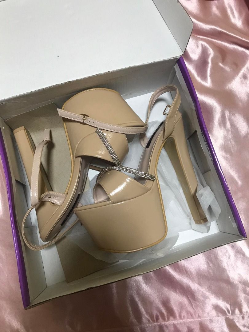 Nude pageant cheap heels