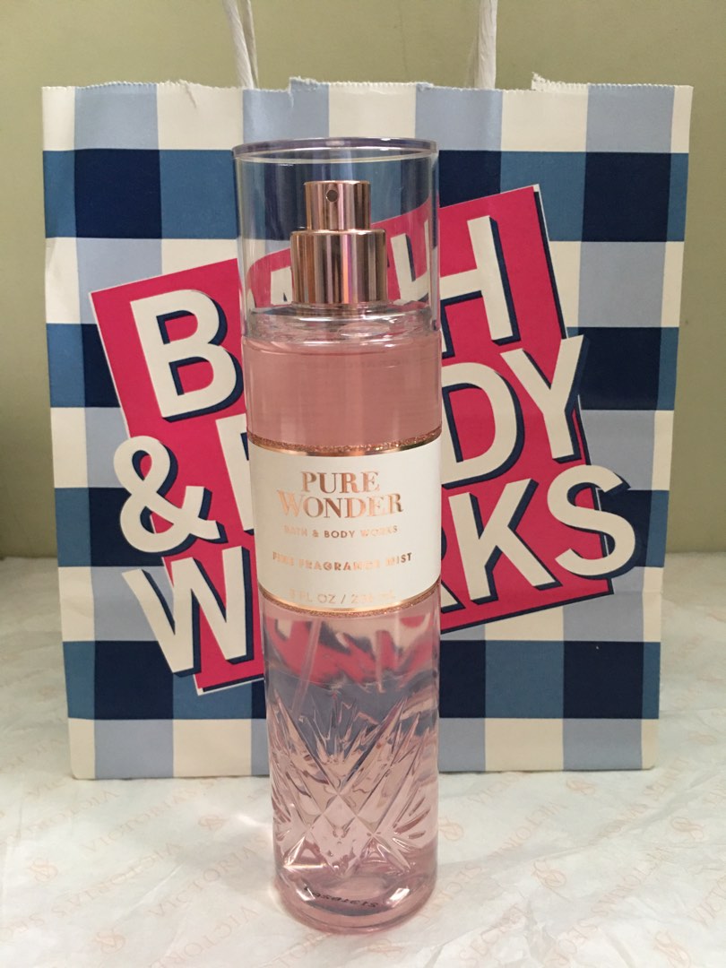 NEW! Bath and Body Works PURE WONDER Fine Fragrance Mist 236 mL/ 8 fl oz, Beauty & Personal Care