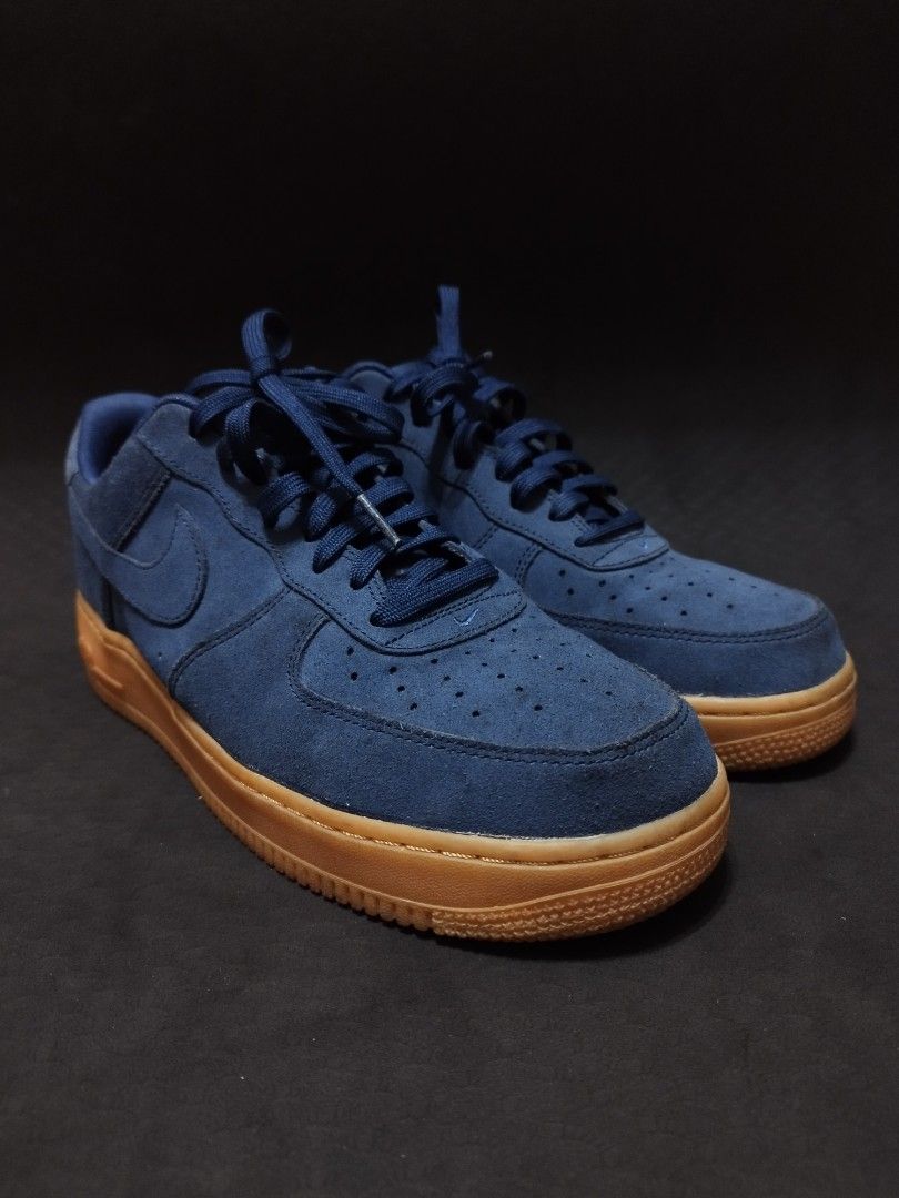 Nike Air Force 1 Low Blue Suede