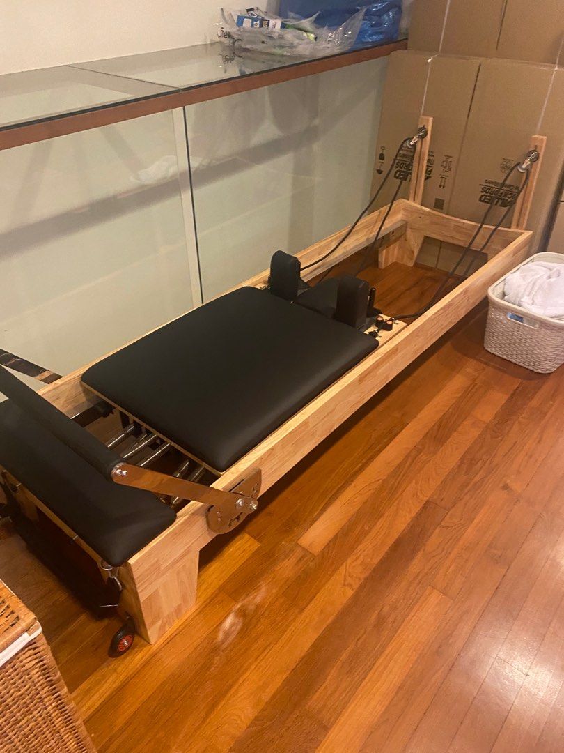 OEM Pilates reformer (Category: Cardio & Fitness Machines) located in Singapore. Submitted by sophie84 (Listing ID 1201886367, Image 2). Description: OEM pilates reformer machine, only used 3-4 times. Selling because we are relocating and won’t have space. Collection only, I am not able to arrange delivery. Keen for quick sale as I leave Singapore on 20th December. .