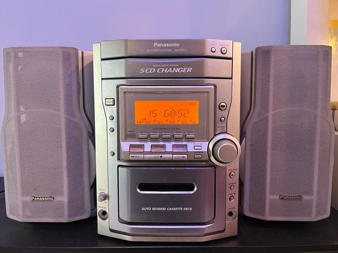 Panasonic CD & Cassette Player, Audio, Portable Music Players on Carousell
