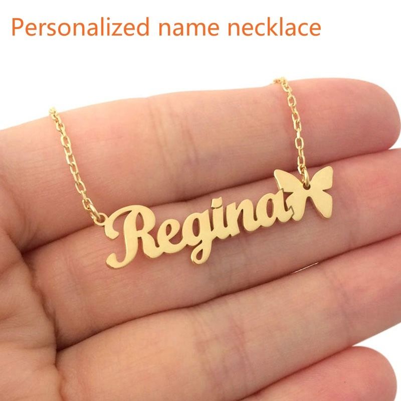 Stainless steel store name pendant