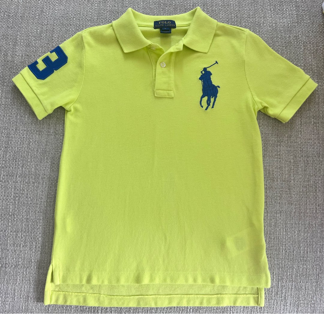 POLO Ralph Lauren Big Pony Cotton Mesh Polo Shirt (Size: 6 yrs), Babies &  Kids, Babies & Kids Fashion on Carousell