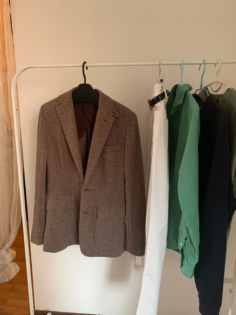 Ralph lauren sale women's herringbone blazer