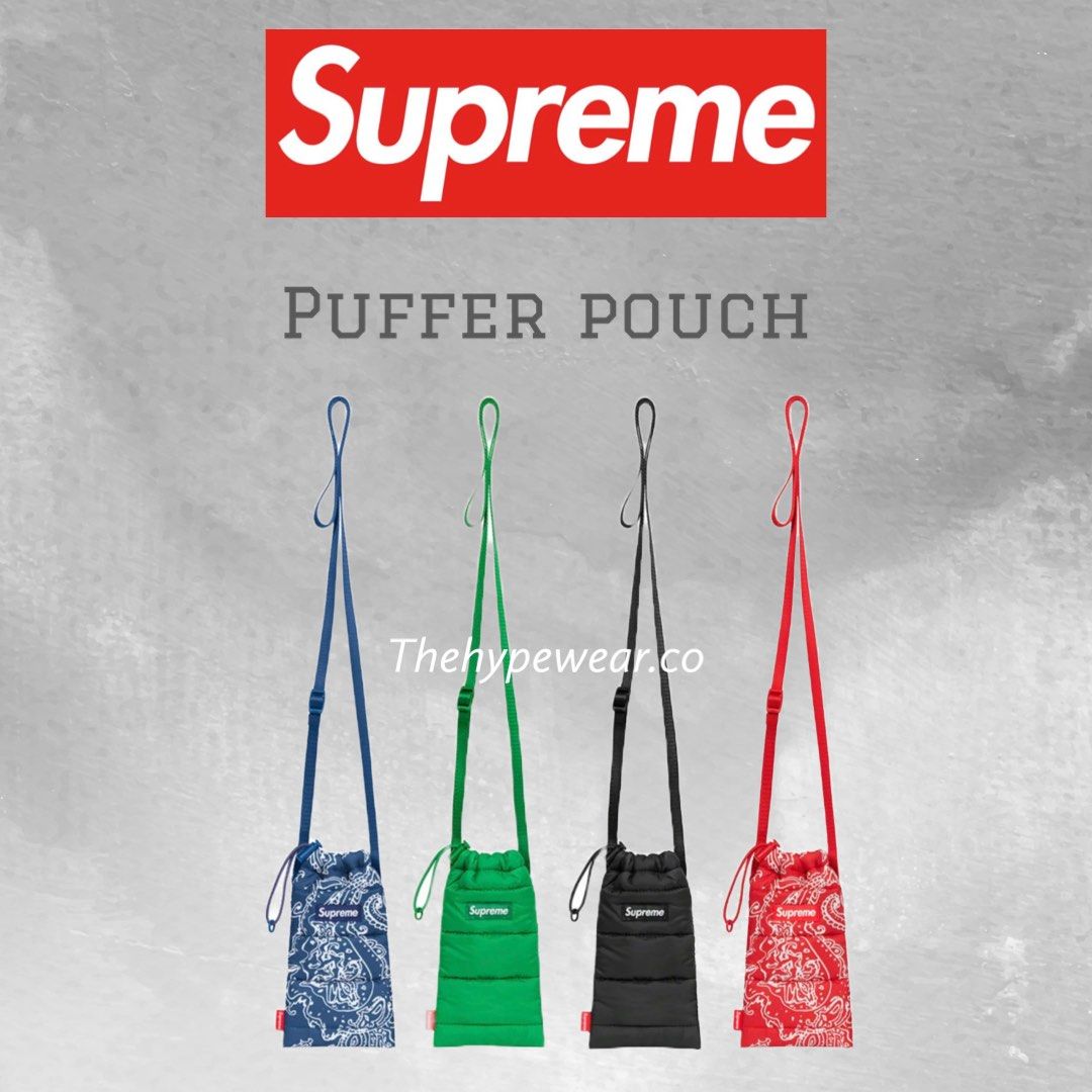 Preorder Supreme Puffer Pouch Bag Men s Fashion Bags Sling Bags on Carousell