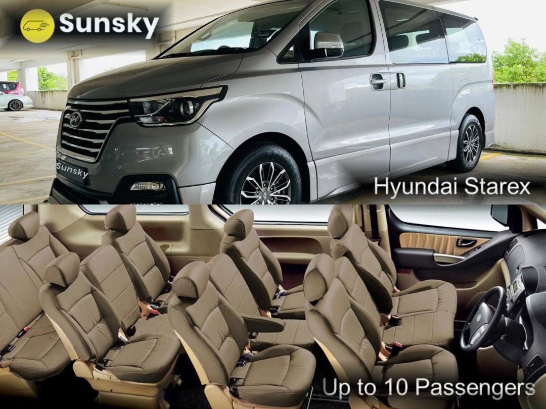 Hyundai Starex | MPV Transport Service | Chauffeur Service | Private Car | Genting Highland | Kuala Lumpur | Malacca (Category: Car Rental) located in Singapore. Submitted by SunskyVacation (Listing ID 1177481544, Image 2). Description: Private car transportation service between Singapore and Malaysia (With Driver) We have an experienced team to serve you. Singapore to Genting Highland (2 ways) - SGD680 Singapore to Kuala Lumpur (2 ways) - SGD650
