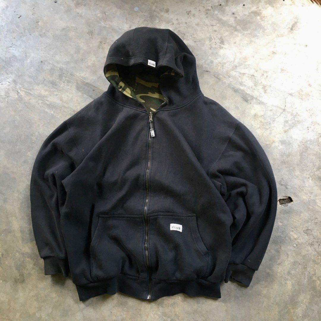 Pro club reversible zip hoodie Fesyen Pria Pakaian Atasan di Carousell