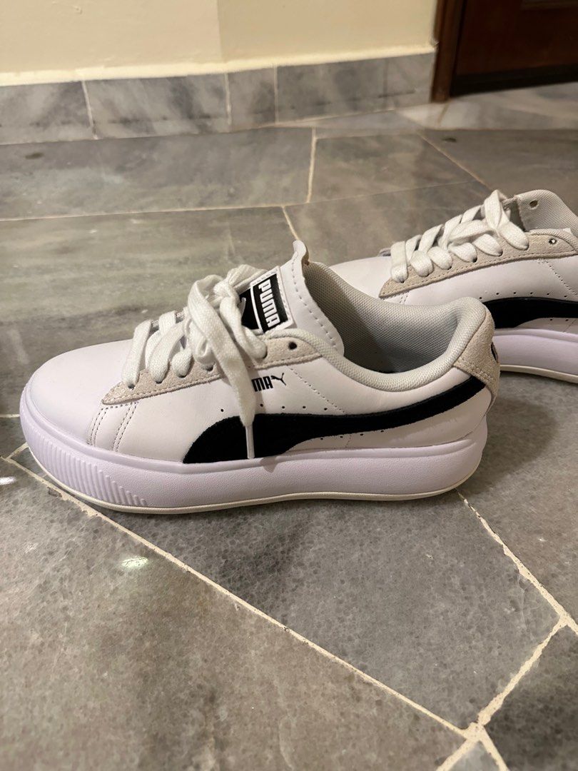 Puma suede thick sole discount