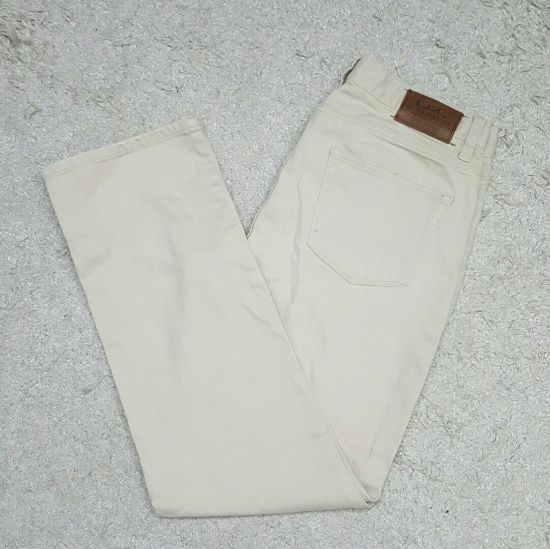 Ralph Lauren Classic Straight Beige Pant, Men's Fashion, Bottoms, Jeans on  Carousell