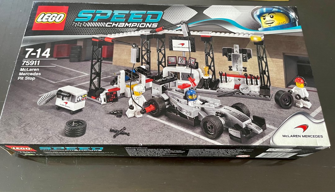 Garage MB Pit Stop Super Size Trucks 1985 - Noir Et Jaune - Semble Complet